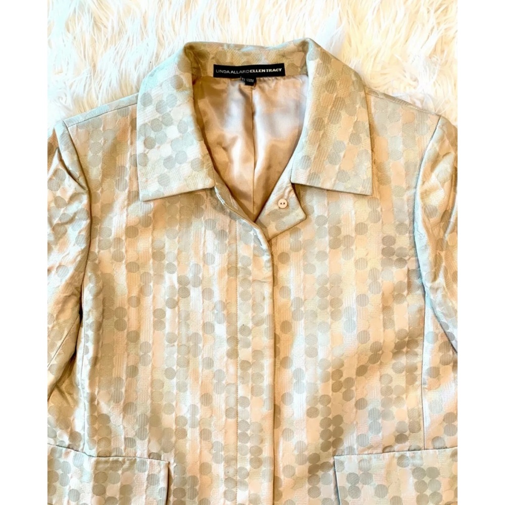 ELLEN TRACY Silk Pink Blazer - Picture 2 of 4